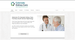Desktop Screenshot of coloradokidney.com
