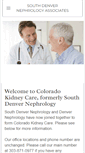 Mobile Screenshot of coloradokidney.com